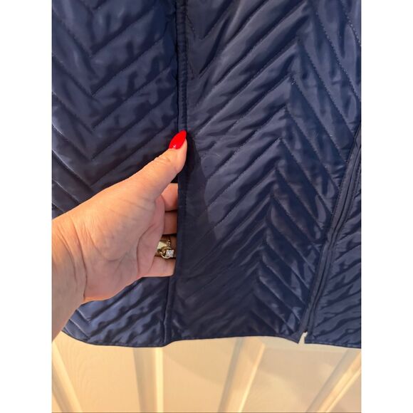 Orvis Ladies Quilted Chevron Quilted Vest sz L EUC - Picture 2 of 7
